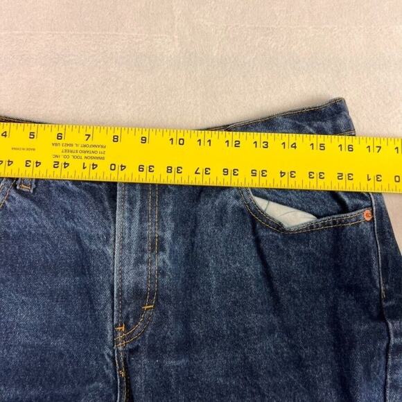 Jordache Jeans Womens 15/16 Blue Mid Rise Dark Wash Bootcut Leg Cowgirl Cowboy - Picture 8 of 11